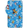 Jerry Fabrics Paw Patrol Chase Marshall Just Yelp for Help lenzuolo con angoli 90 x 200 + 25 cm, 100% cotone