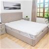 Amazinggirl Copri Materasso 140x200cm - Coprimaterasso Trapuntato con Angoli Elastici - Topper Traspirante Lavabile in Lavatrice Proteggi Materasso per Letto 140x200 cm
