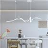 Lanekd Lampada a Sospensione a LED Dimmerabile Lampada da Tavolo da Pranzo Soggiorno Lampadari Moderni Spiral Design Cucina Lampadario a sospensione Per Sala Da Pranzo Ufficio Camera da letto Decor Lampade