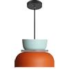 SAVALE Luce Industriale Moderna Macaron Lampada A Sospensione Colorata Metà Del Secolo Per Illuminazione A Soffitto Piccolo Lampadario In Alluminio Per Camera Da Letto Cucina (D)