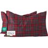 Dorian Home - Federe Cuscino Letto 50x80 Cotone 100% Puro, Morbido e Certificato, Coppia di 2 Federe Abbinate da Aggiungere al Set Copripiumino, Federa Cuscini 4 Stagioni con Comoda Patella di 18 cm