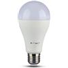V-TAC 2372 V-Tac-Lampadina a LED A70 a Risparmio energetico, Batteria di Emergenza (3 Ore) E27 ES (Edison Tappo a Vite) 4000 Kelvin Day White - per Campeggio Magazzino Gancio Luce ECC, 9 W, Bianco