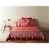 Bassetti Granfoulard Completo Letto Copripiumino Matrimoniale Due Piazze in Raso di puro Cotone Sacco Maxi + Lenzuolo Sotto con angoli + 2 Federe Ragusa R1