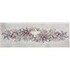 BIANCHERIAWEB Tovaglia Natale Centrino Runner Centrotavola Natalizio Gobelin Silver Stella 1310 40x100 Silver Stella