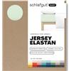 schlafgut Easy Jersey Elastane lenzuolo con angoli da 90x190 a 100x220, in morbidissimo cotone con il 5% di elastan, gomma FlexFit originale, certificato ÖKO TEX, Green Light