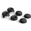 SCUF Impugnature per le Levette di Controllo - Confezione da 6 con 2 Basi - Tattica - Per Xbox One e Xbox Series X|S, PS4, PS5, Nintendo Switch Controllore Pro - Nero