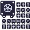Adefol 20 Pezzi Membrane del Carburatore per Walbro WT WY WZ WA Series, Kit Membrana Carburatore Guarnizioni Diaframma Kit di Riparazione Ricambi OEM #95-526