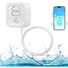 KERUI Sensore Livello Acqua WIFI, Rilevatore Perdite Acqua Tubi con Cavo Sonda Esteso e Staccabile da 105 cm, Rilevatori di Acquada 100 dB con App Tuya, 3 Tipi di Rilevamento per Casa, Cucina, Bagno (2,4G)