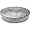 Repa Market Tappo terminale rotondo in acciaio zincato da 150 mm con rete in alluminio - Copertura rotonda per lo sfiato - Copertura per tubi interni ed esterni - Ventilazione dell'aria - Tappo te