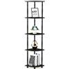 Furinno Mensola ad Angolo Espresso/Black Classic Tube 5 livelli
