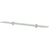 vidaXL Mensola Galleggiante in Vetro 90x10 cm Ripiano Muro Espositore Scaffale