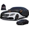 Kayme Telo Copriauto da Esterno, Compatibile con Mercedes Classe C Berlina W204/W205/W206/C180/C200/C220 (2007-2025), Copertura a 7 Starti per Impermeabile Anti UV Anti Vento Telo Copri con Cerniera