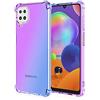 HUANGTAOLI Custodia per Samsung Galaxy M32, Rinforzare la con Angoli Protettiva Silicone Colorato Bumper Cover per Samsung Galaxy M32