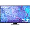Samsung Series 8 TV QE98Q80CATXZT QLED 4K, Smart TV 98" Processore Neural Quantum 4K, SuperSlim Design, Carbon Silver 2023