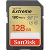 SanDisk 128GB Extreme scheda SDHC + RescuePro Deluxe fino a 180 MB/s UHS-I Class 10 U3 V30