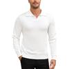 Gyabnw Maglione Uomo Invernali con Collo a Risvolto Pullover Uomo Invernale Maglia Manica Lunga Pullover Invernale Elegante in Caldo