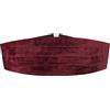 King & Priory Borgogna Velluto Cummerbund, Borgogna, Taglia unica