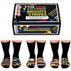 United Oddsocks - Confezione di 6 calze spaiate da Uomo, modello: Bright and Stripes