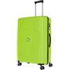 travelite valigia rigida grande, 4 ruote, ORBITA, trolley con guscio infrangibile e pratico divisorio interno, chiusura TSA, 77 cm, 103 litri