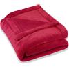 CelinaTex Montreal Coperta soffice Microfibra Coperta Pile Coral XXL 220 x 240 cm Rosso