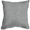 TOM TAILOR - Federa per cuscino, 40% cotone, 25% viscosa, 35% poliestere, con bordo rialzato e cerniera con marchio, 40 x 40 cm, Woven Melange, colore grigio (Soft Grey)