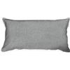 TOM TAILOR Herding Fodera per cuscino TOM TAILOR Melange, 40x80 cm, 40% cotone/ 25% viscosa/ 35% poliestere, con orlo rialzato e cerniera con marchio, TESSUTO Grigio MELANGE (grigio tenue)