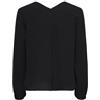 ONLY Onlnova Life Vis L/S Mallory Top Solid Camicia da Donna, Nero, XL