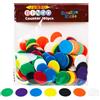 KreativeKraft Pedine Tombola Multi Pacco, 160 Pezzi Colorato 3/4 Pollice Fiches (Multi Chip)