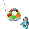 Tizund Baby Music Toy da 6-18 Mesi, Musica/Luce/Voce Divertente Tastiera per Bambini Giocattoli per Bambini, Giocattoli Che Possono Afferrare, Agitare e Strisciare Abilità Giocattoli per Bambini