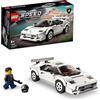 LEGO Speed Champions Lamborghini Countach, replica del modello di auto da corsa giocattolo, set da costruzione da collezione con minifigure del pilota 76908