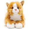 Uni-Toys - Gatto rosso-marrone, sdraiato - 20 cm (lunghezza) - gattino di peluche - peluche