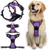 DKDDSSS Pettorina per Cani Taglia Grande, Antifuga, Anti Tiro Riflettente, Imbracatura Traspirante per Addestramento e Corsa, Viola L