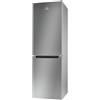 Indesit LI8 S2E S - Frigorifero Combinato Libera Installazione, Capacità 339 L, Classe Energetica E, Acciaio Inox. Dimensioni: 188,9cm x 59,5cm x 65,5cm