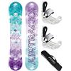 Airtracks Snowboard Set/Akasha Snowboard da donna + attacchi Savage W + borsa SB /144 147 150 153 / cm