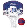 Wilson Minicanestro da Basket NBA TEAM MINI HOOP, Plastica, Rosso/Bianco/Blu (NBA)