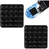 lasuroa 2pz Stomp Pad Snowboard, Cuscinetti Antiscivolo Neri per Lo Snowboard Cuscinetti per Lo Snowboard Autoadesivi Accessori per Lo Sci Sulla Neve Invernale Forniscono Una Presa Extra per Lo Snowboard