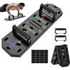 YANKUIRUI Tavola per flessioni pieghevole, attrezzatura multifunzione per allenamento a casa, brucia i grassi, attrezzatura per allenare efficacemente i muscoli della parte superiore delle spalle, del petto,