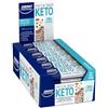 Enervit, Protein Snack Keto Coco Choco Almond, -70% di Zuccheri, Ricco in Proteine, Per il Controllo del Peso, Indicato per la Keto Diet, VeganOK, Senza Glutine, 30 Barrette da 35g
