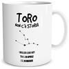 Lol t-shirt Tazza in Ceramica Mug Personalizzata con Segno Zodiacale a Scelta - Oroscopo - Zodiaco - Idea Regalo per Festa della MammaPapà - San Valentino - Compleanno - Anniversario - Natale - Ufficio (Toro)
