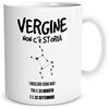 Lol t-shirt Tazza in Ceramica Mug Personalizzata con Segno Zodiacale a Scelta - Oroscopo - Zodiaco - Idea Regalo per Festa della MammaPapà - San Valentino - Compleanno - Anniversario - Natale - Ufficio (Vergine)