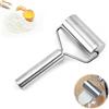 GUOYOU Mattarello Argento, Acciaio Inox, Mattarello Piccolo, Per Pizza, Arrotolare Tagliatelle, Involucri di Gnocchi, Fondente, Biscotti, Impasti