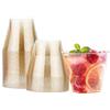 Matana - 30 Bicchieri di Plastica Rigida Lavabili con Glitter Dorati (255ml / 9oz) - Trasparenti - Bicchieri Oro, Bicchieri di Plastica Dura Riutilizzabili per Bevande, Cocktail, Dessert, Feste