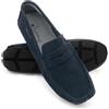 Zerimar Mocassini Uomo - Mocassini Uomo Pelle - Mocassini Casual Uomo - Mocassini Loafer Uomo - Scarpe Uomo - Colore Blu Navy - Taglia 46