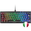 Mars gaming Tastiera meccanica Mars Gaming MKMINIPRO Italiano Switch Hot-Swap Silenzioso Nero