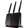 ASUS 4G-AC86U 4G+ LTE Modem Router Cat. 12 Dual-Band AC2600 mbps, Supporta Rete Ospiti con Captive Portal, Aiprotection Pro Internet Security, MU-MIMO, slot SIM