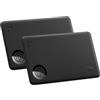 Life360 Tile by Life360 Slim - Localizzatore e tracker Bluetooth per portafogli, etichette di bagagli, passaporti e altro. Compatibile con iOS e Android. Trova telefono. Pacchetto da 2 (Nero)
