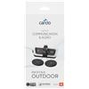 Cardo PACKTALK OUTDOOR Sistema di comunicazione per casco, ottimo per sci, snowboard e ciclismo (bianco, doppio)