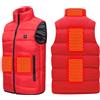 Masrin Gilet riscaldabile, unisex, riscaldabile, giacca riscaldabile, giacca termica da donna, con 2 livelli di temperatura e 11 zone di riscaldamento, senza maniche, colletto alto, giacca invernale USB,