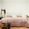 Corredocasa Piumone Invernale Caldo e Morbido Trapunta Manopesca Soffice Confortevole Tinta Unita Made in Italy Disponibile in 3 Misure e Vari Colori (Rosa, 1 Piazza e Mezza)