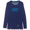 Nike PRO Compression, T-Shirt A Manica Lunga Unisex-Adulto, Blue Void/Blue Hero, XS